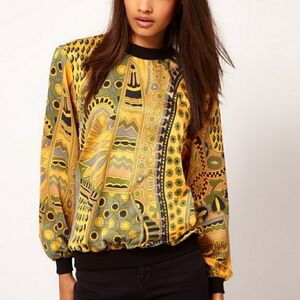 Asos Boho Pullover Crew Neck